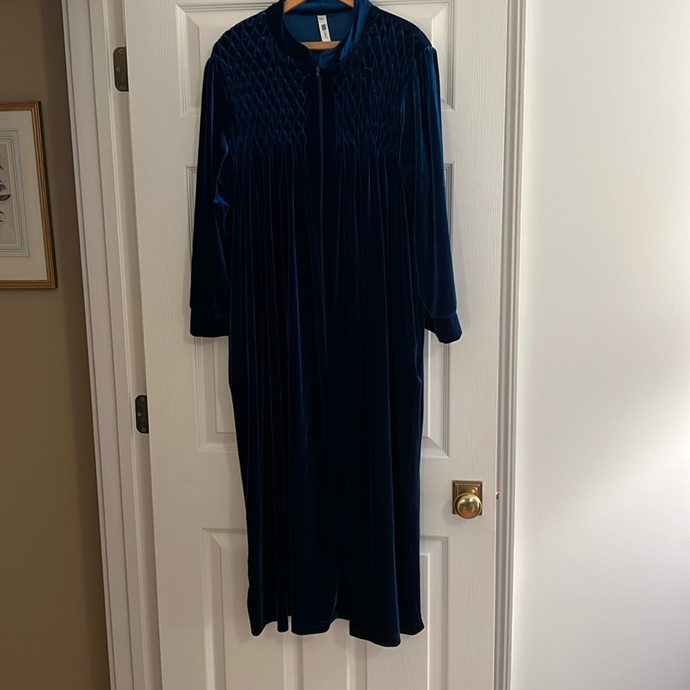 Beautiful woman’s long robe